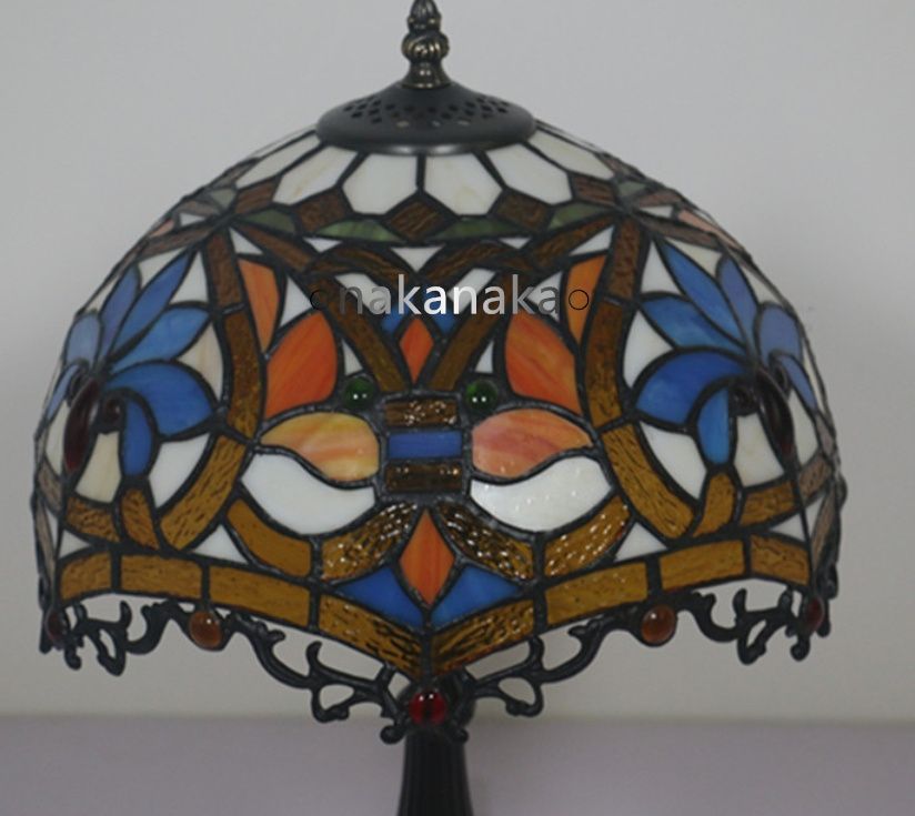 12インチ ティファニーライト 欧風 レトロ ベッドサイド ランプ ホテル カフェ NEXPOTALLINN_EU