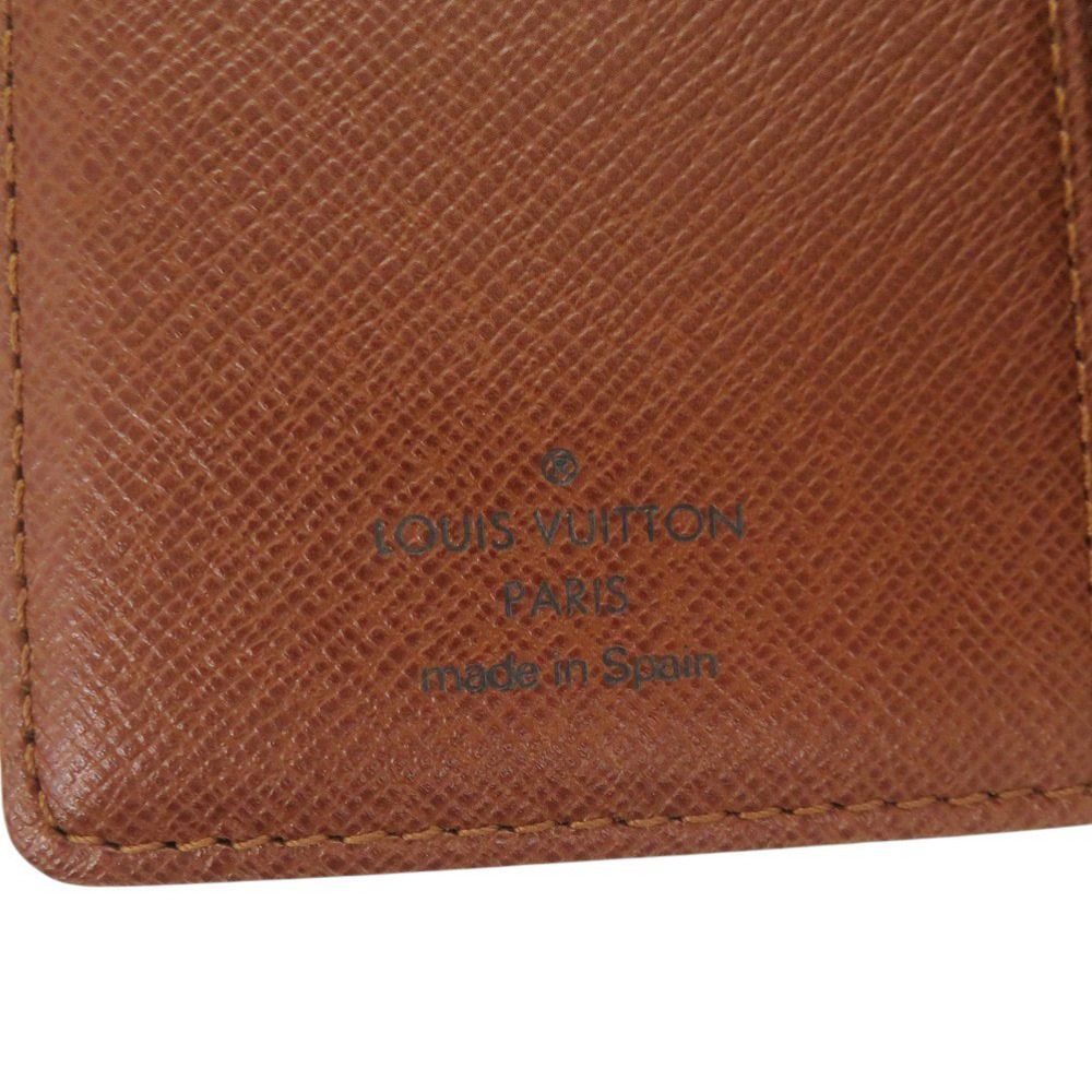 美品 ルイ ヴィトン アジェンダPM モノグラム R20005 ブラウン 手帳  