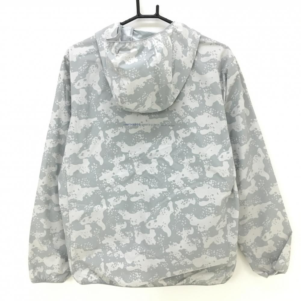 New Balance Golf パーカー　グレー 超美品】ニューバランスゴルフ ジップパーカー グレー×ライトグレー