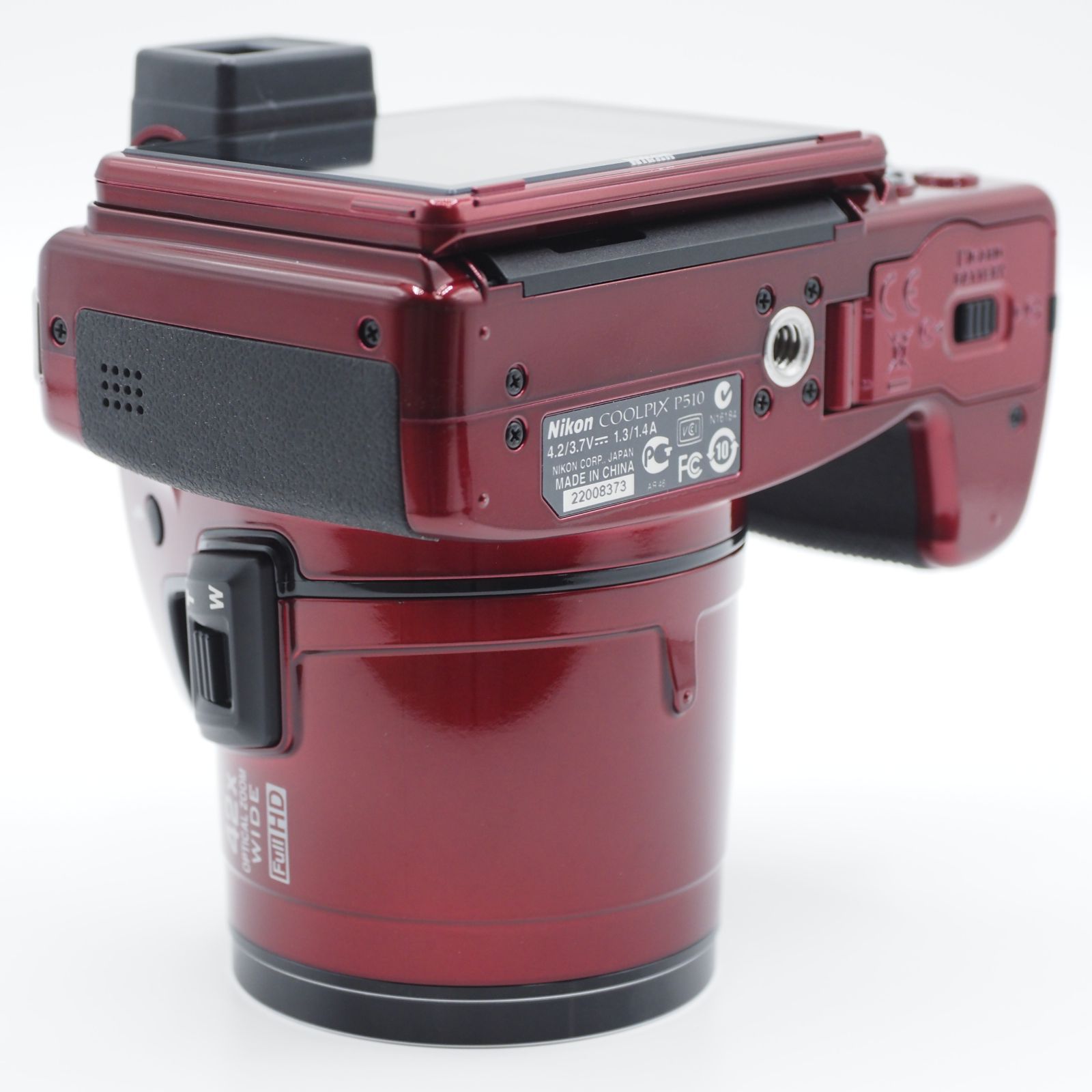 COOLPIX P510 レッド デジタルカメラ 動作確認済 ニコン COOLPIX P510 レッド デジタルカメラ 動作確認済 ニコン