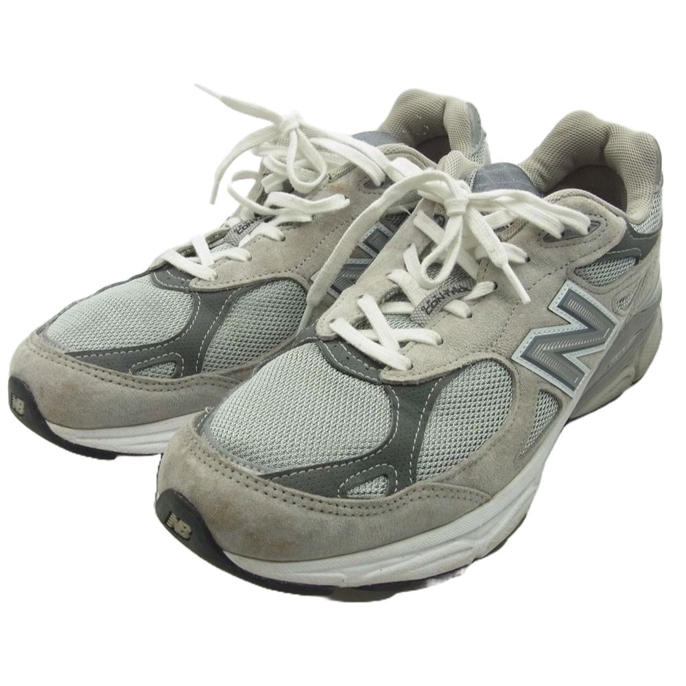 NEW BALANCE ニューバランス M990GY3 USA製 990v3 スエード メッシュ 