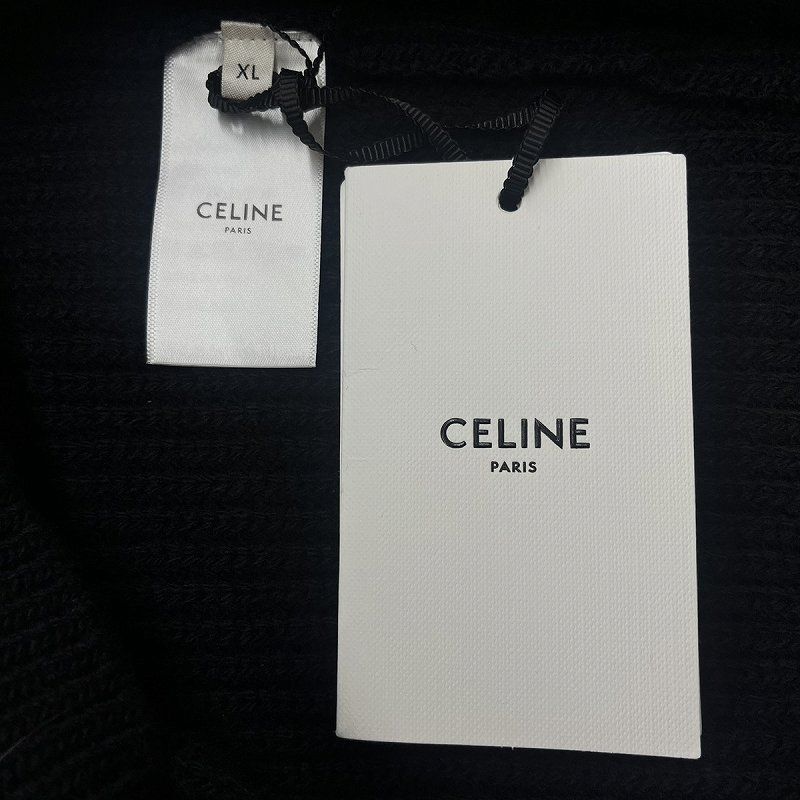 未使用品 セリーヌ CELINE 22AW グラデーション ロゴ スパンコール