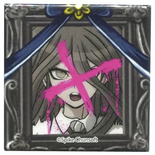 ダンガンロンパ 1・2 Reload 楽コレ遺影スクエア缶バッジ 中古】バッジ・ピンズ(キャラクター) カムクライズル 遺影