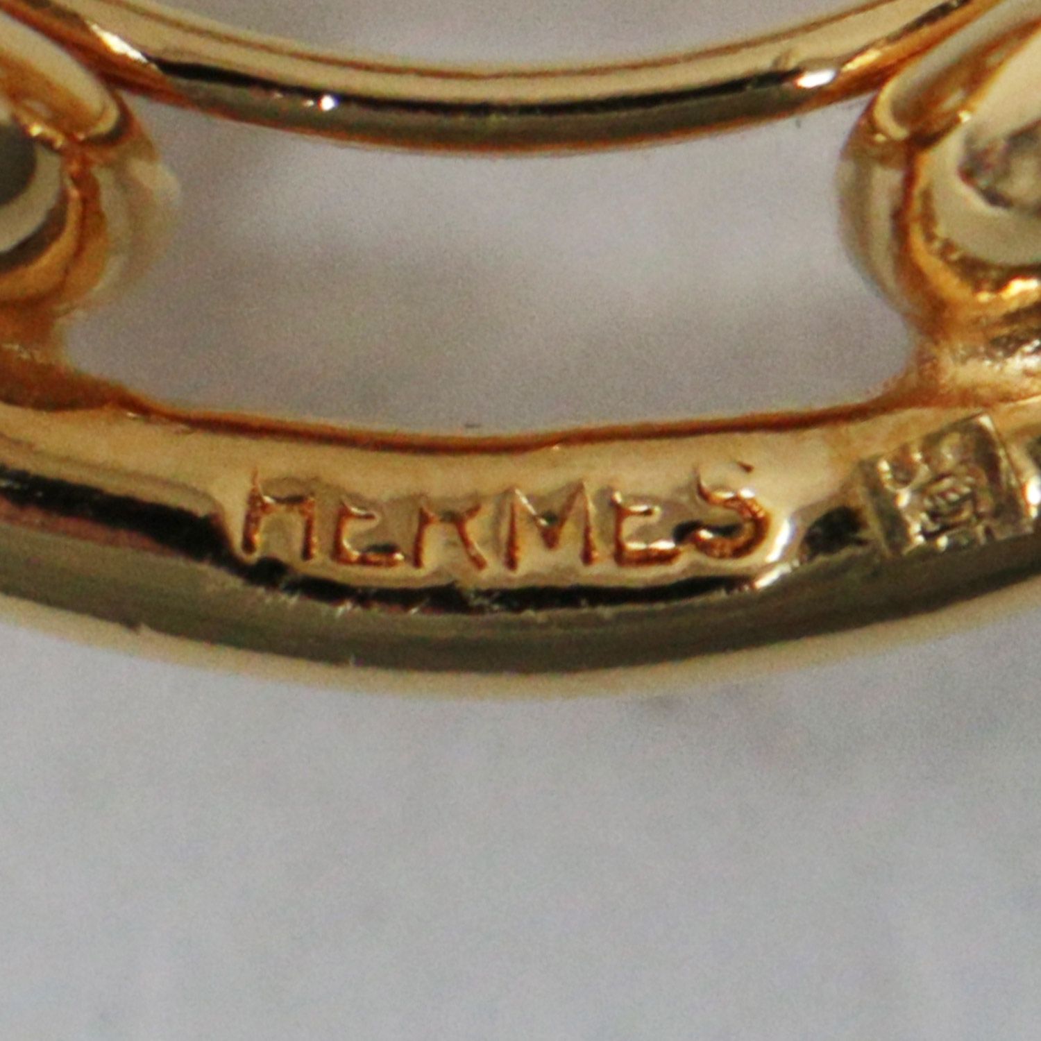 美品 HERMES エルメス スカーフリング ジュエリー アクセサリー