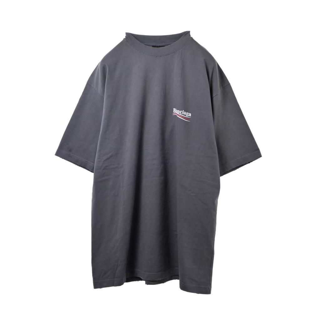 BALENCIAGA 641675 ロゴプリントコットン  Tシャツ