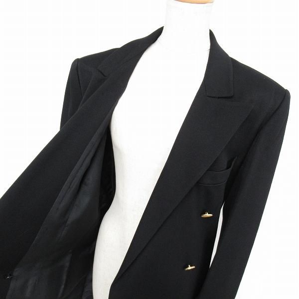 apc シャネル CHANEL ジャケット ロングジャケット コート 01 36 黒