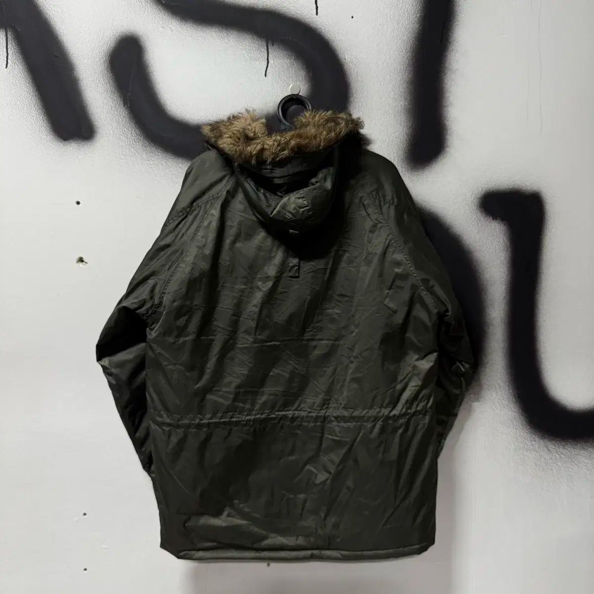 ミリタリー ガーメント ファー フード ディテール キルティング nb3 ダウン パーカー