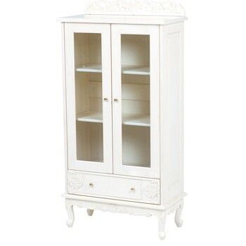 ガラスキャビネット アンティーク調 猫脚 RCC-1753