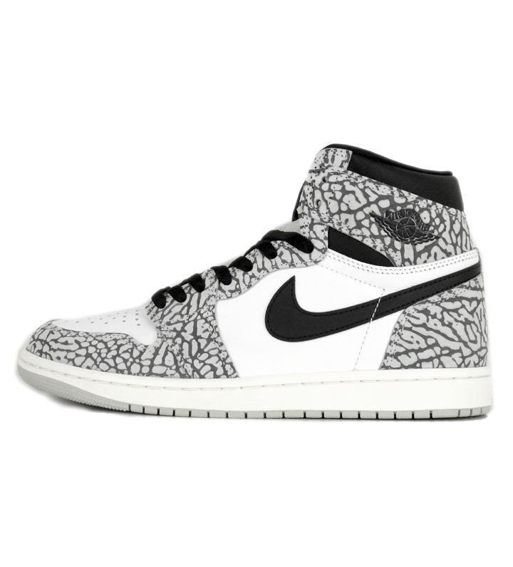 ナイキNIKE□AIR JORDAN1 White Cementスニーカー - メルカリShops