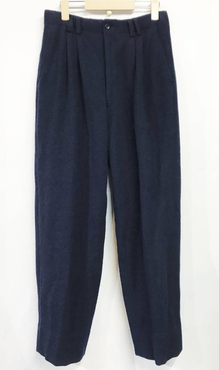 comme des garcons homme ウール2 タックワイドパンツ M またまた…COMME des GARÇONS HOMMEのタックパンツ。 - 365日をJ棟で