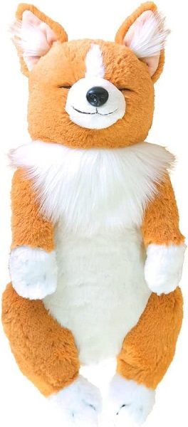 新品 ひざわんこ すやすや ぬいぐるみ コーギー BE 高さ約42cm P-8352 [佐川急便]