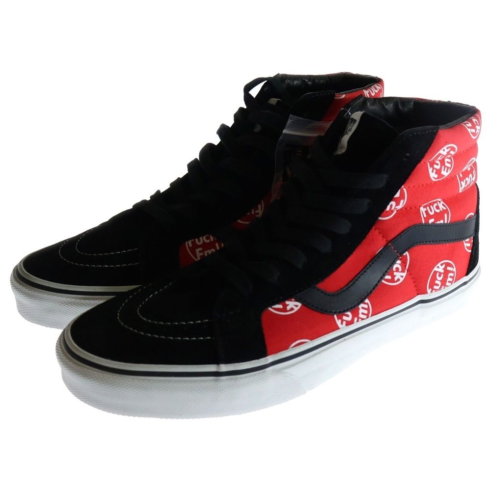 Supreme VANS Sk8-Hi ブラック/レッド Fuck Em Supreme X Vans (F#$k Em! Pack) - Releases