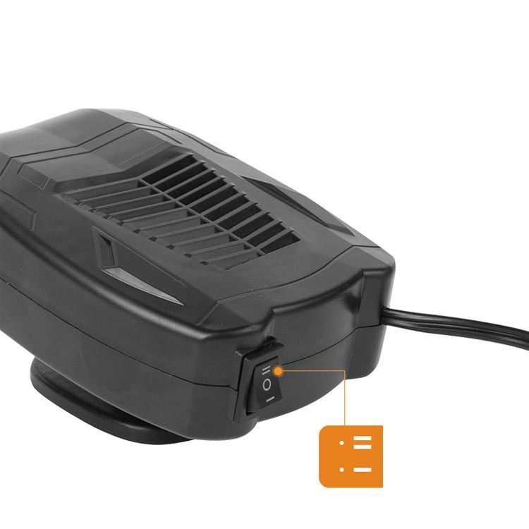 車載ファンヒーター ポータブルカーヒーター シガーソケット給電式 温