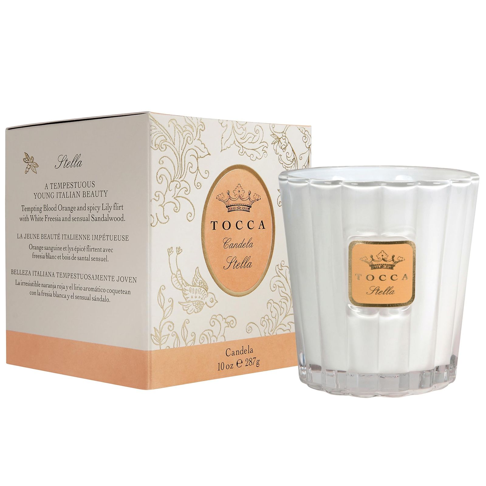 トッカ TOCCA キャンドル ステラの香り 約287g ろうそく フレッシュでビターな香り