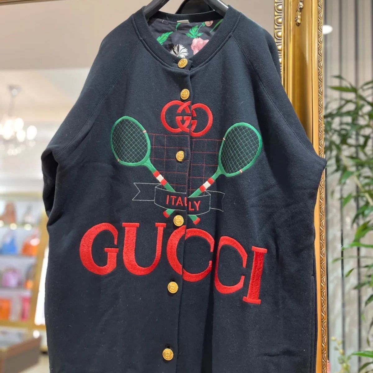 極美品】GUCCI グッチ テニス スウェット リバーシブルジャケット XS 