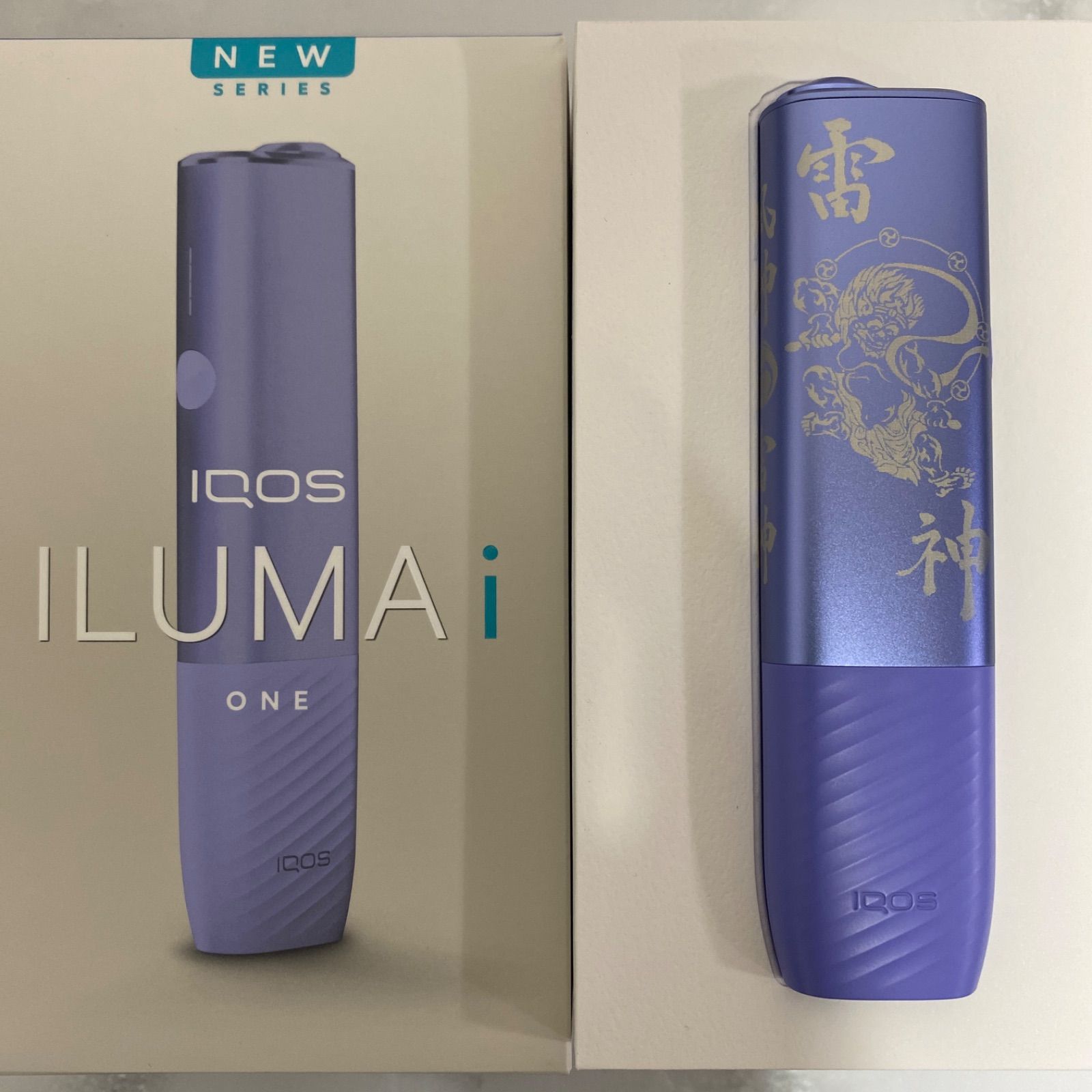 風神 雷神 デザイン レーザー加工 iQOS ILUMA i ONE