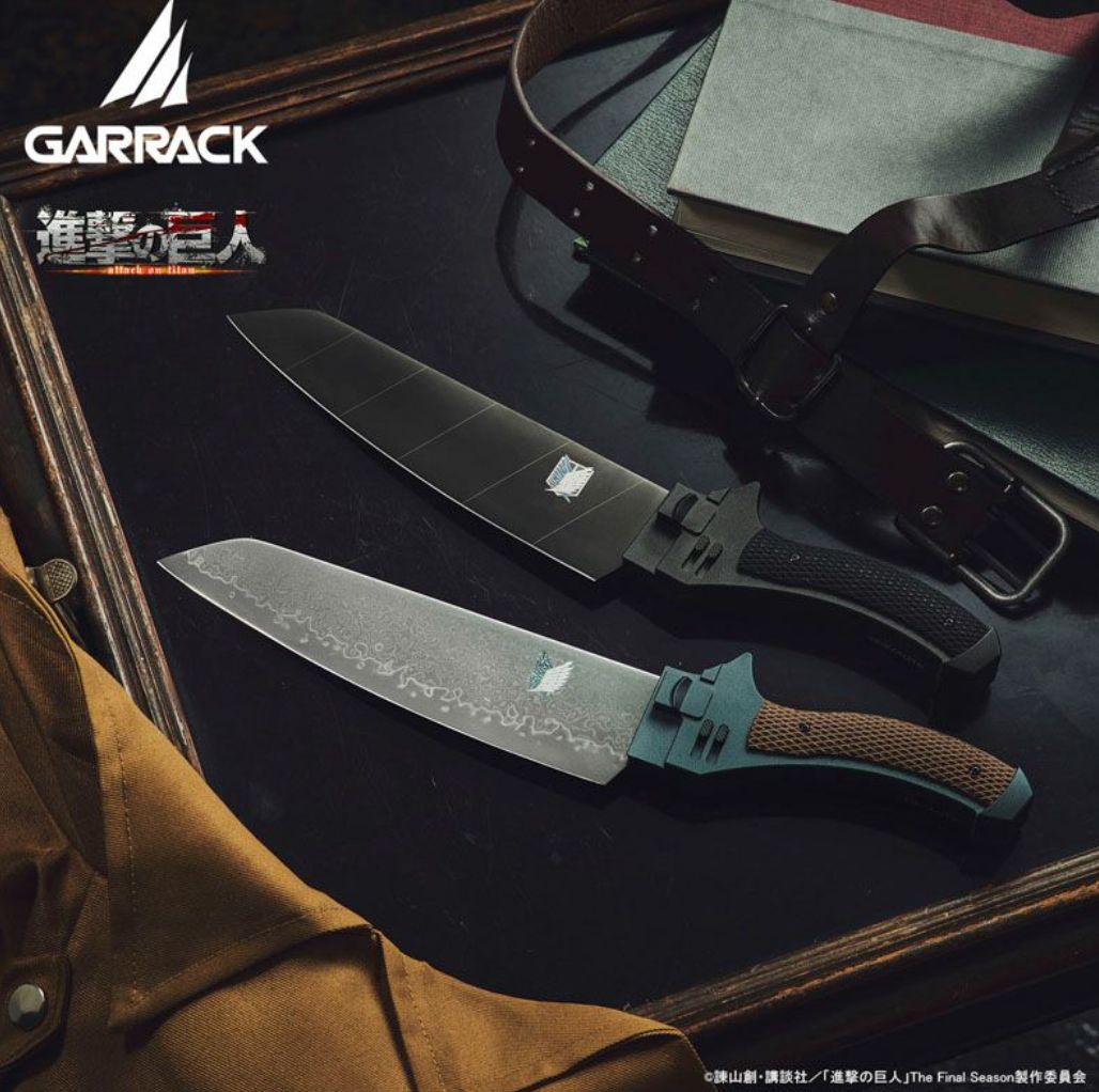 ギャラック】進撃の巨人×関市の包丁超硬質ブレード包丁 3徳包丁