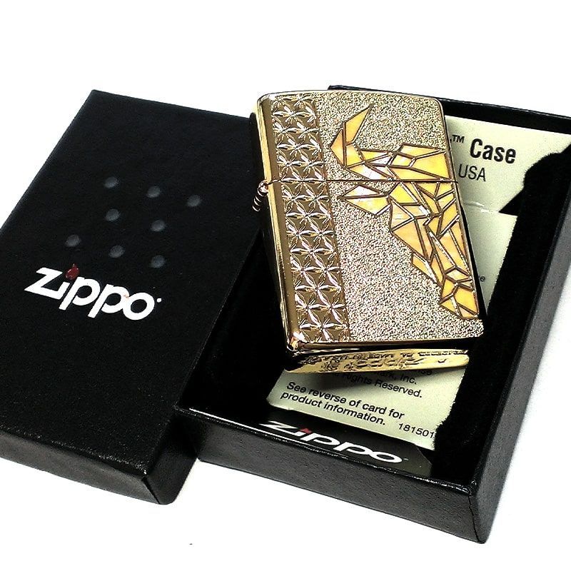 ZIPPO多数出品中ZIPPO ライター Bull アーマー ジッポー 限定 シェル 牛 天然貝象嵌