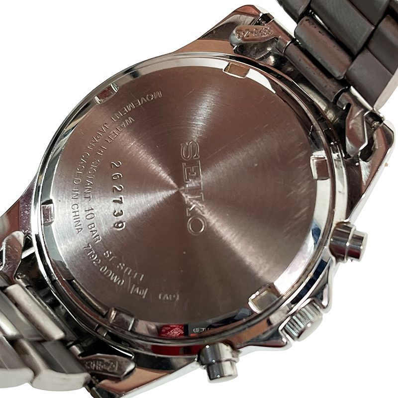 SEIKO セイコー 腕時計 クォーツ メンズ クロノグラフ ステンレス