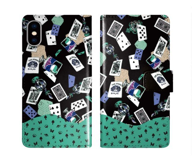 [iPhone11 Pro Max] iPhone16 ケース スカラー スマホケース 手帳型 iPhone16 Pro ケース アイフォン16 15 14 13 12 11 スマホカバー 全機種対応 手帳 ScoLar トランプ キング ジャック クイーン 