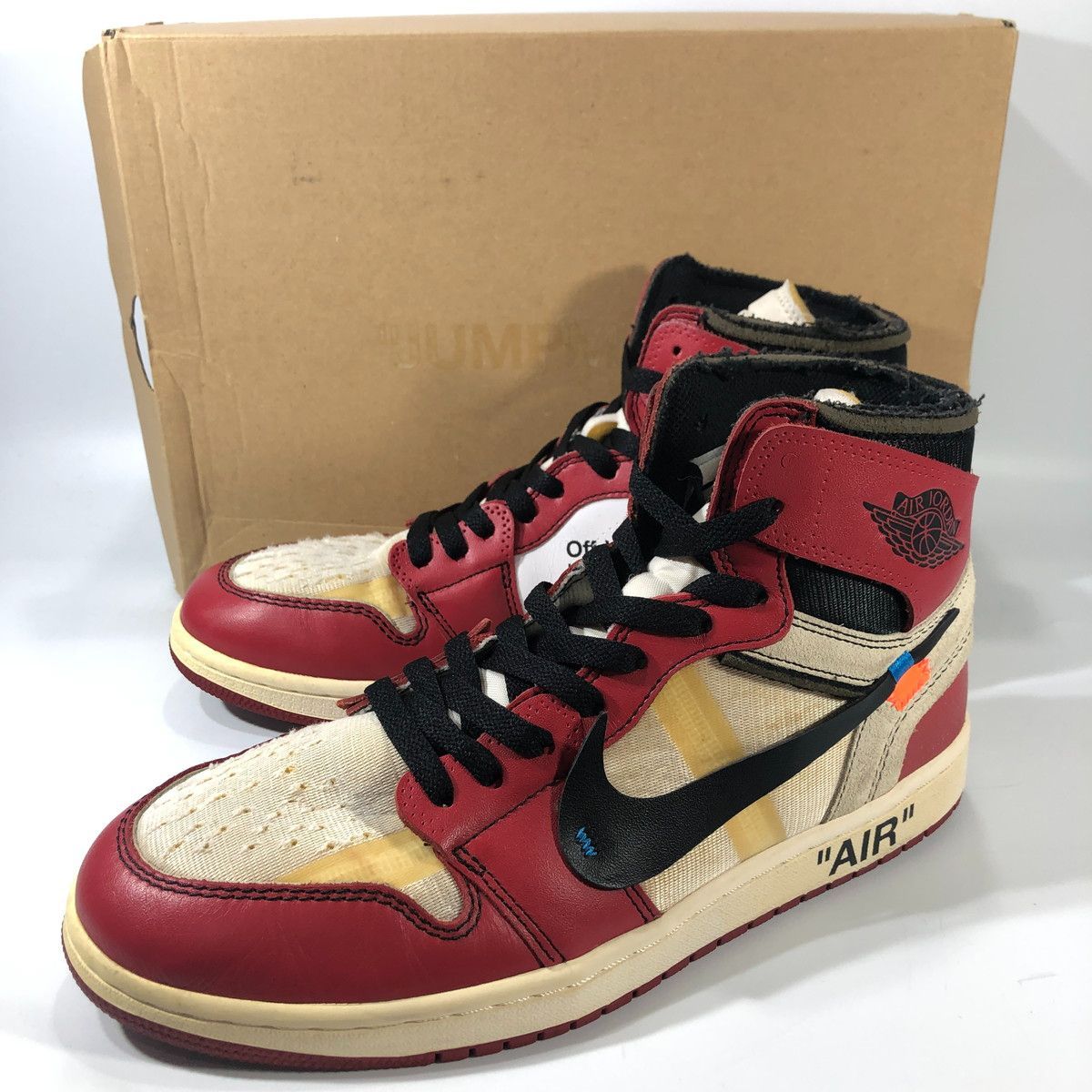 Off White NIKE AIR JORDAN 1 The Ten Chicago AA3834 101 28.0