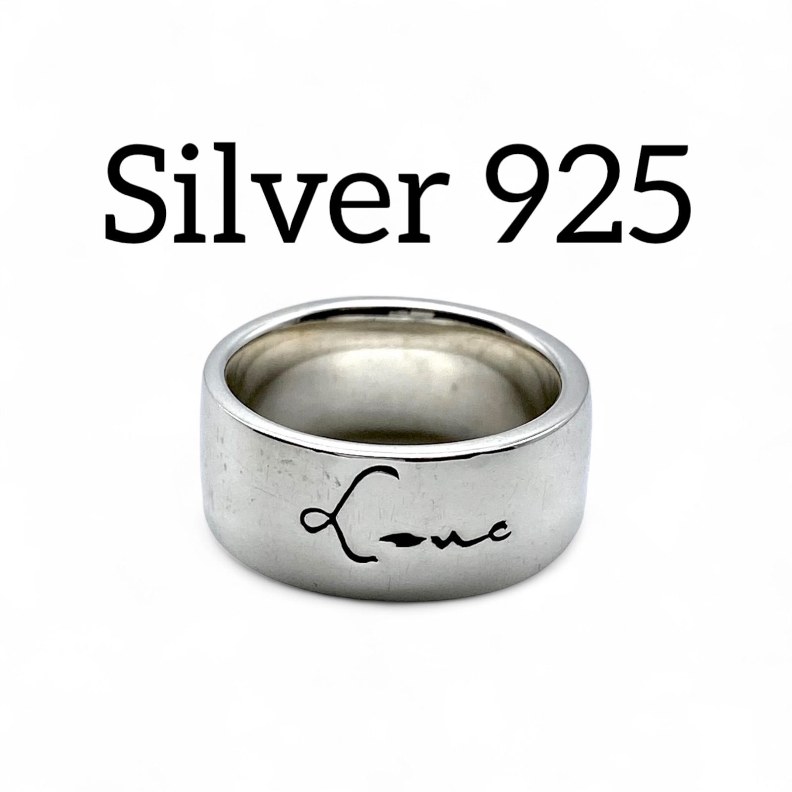不滅の魅力】レタリング Silver 925 刻印 Design Ring シルバー 不滅の魅力】レタリング Silver 925 刻印 Design Ring シルバー