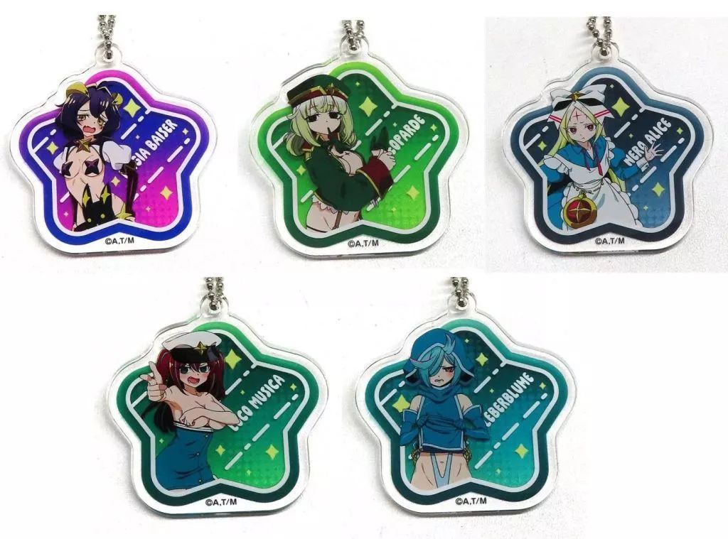 中古】キーホルダー 全5種セット 「魔法少女にあこがれて