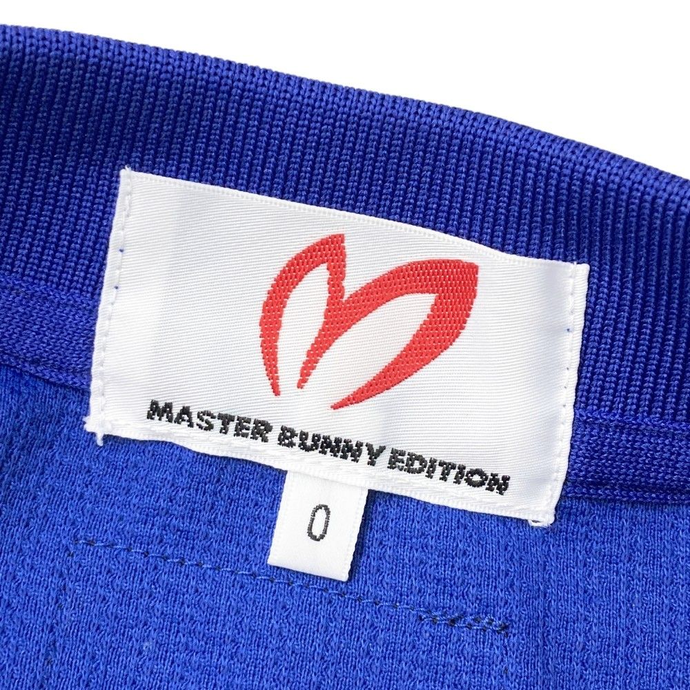 サイズ：0 MASTER BUNNY EDITION マスターバニーエディション 2024年モデル 半袖ポロシャツ  ブルー系 [240101400528] ゴルフウェア レディース ストスト サイズ：0 MASTER BUNNY EDITION マスターバニーエディション