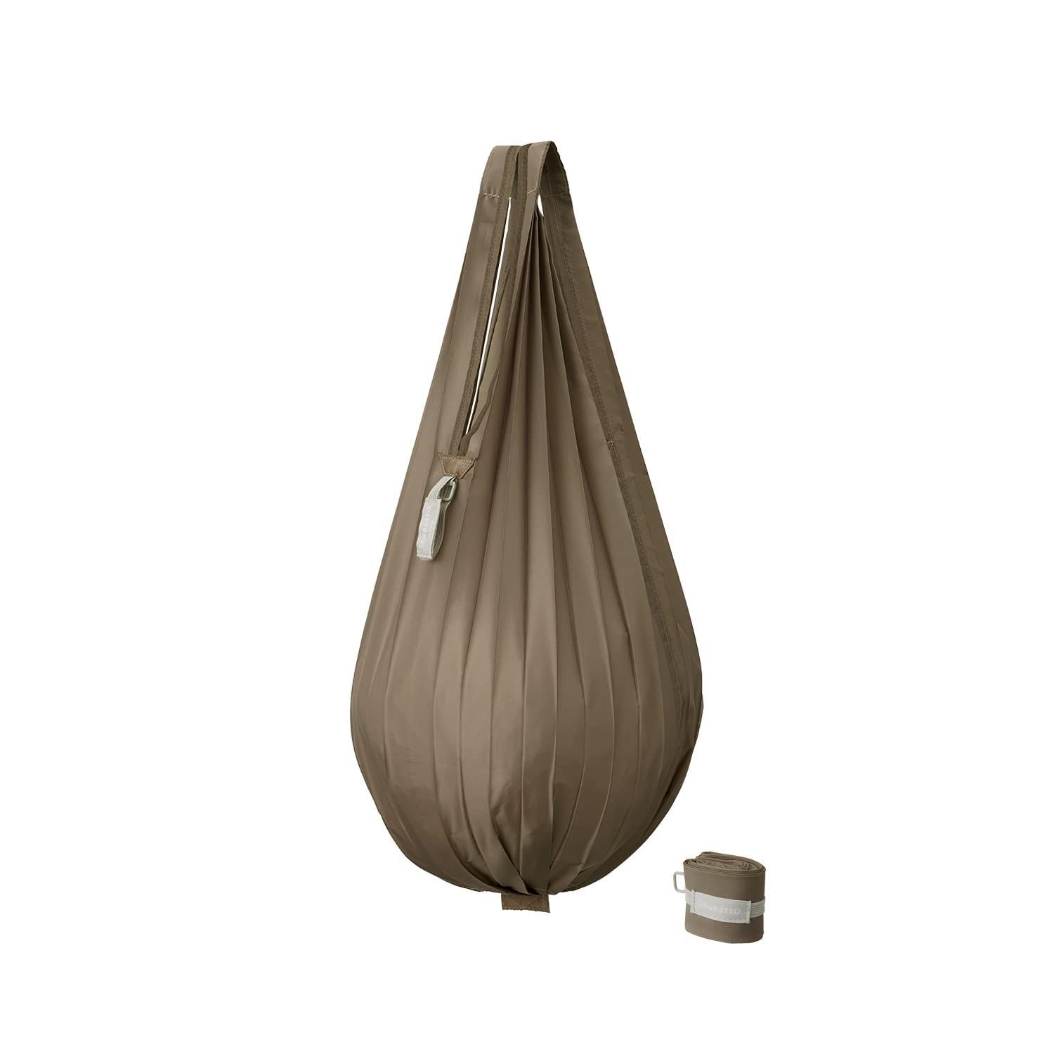 【在庫セール】12L ミニマルバッグDrop (ブラウンシュガー) シュパット エコバッグ Shupatto 折りたたみ 買い物袋 [マーナ] (ドロップ 縦型/大容量)