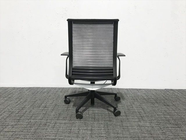 スチールケース シンクチェア 3Dニット ブラックフレーム THK-13201 オフィスチェア steelcase スチールケース エボニー リコリス