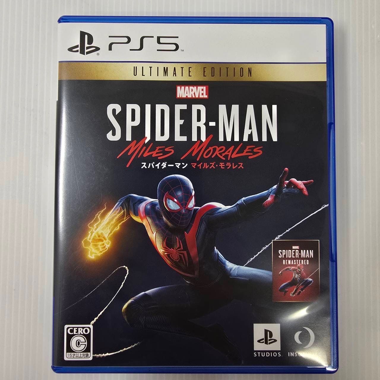 中古美品 PS5 MARVEL マーベル スパイダーマン マイルズ・モラレス 