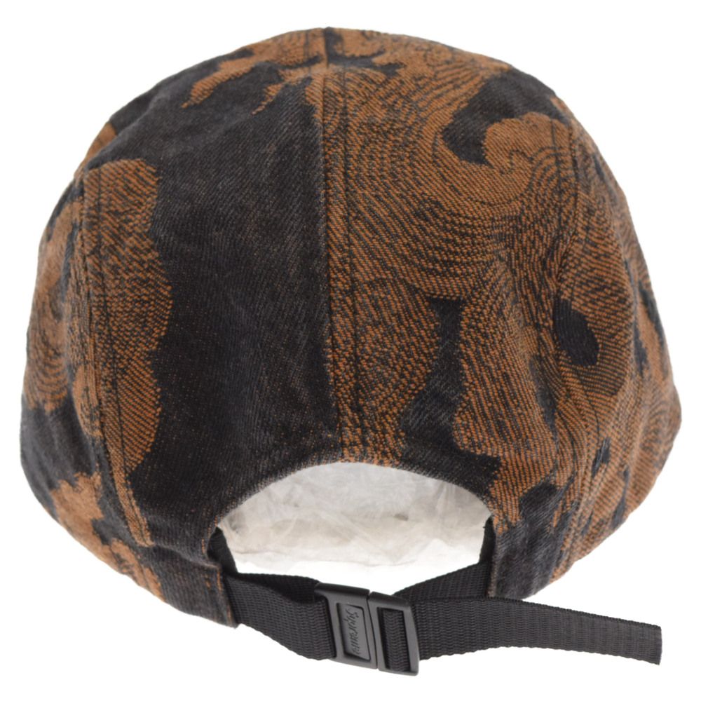 SUPREME (シュプリーム) 23SS Flames Jacquard Denim Camp Cap Washed