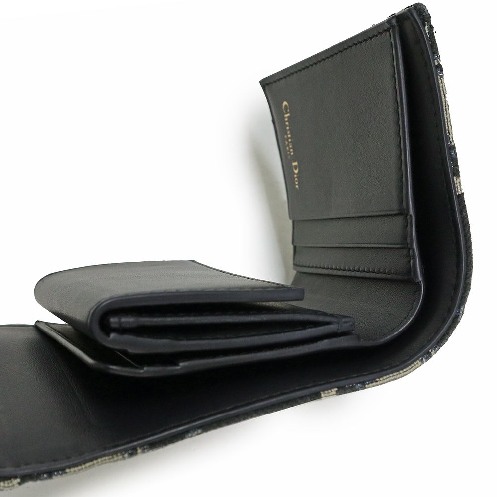 ディオール 日本限定 サドルウォレット Saddle Nymphea 三つ折り