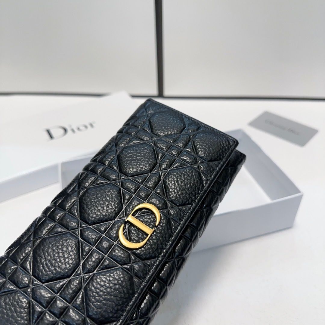 Dior ブラック ウォレット Dior HOMME ディオール 財布 メンズ 長財布/ロングウォレット
