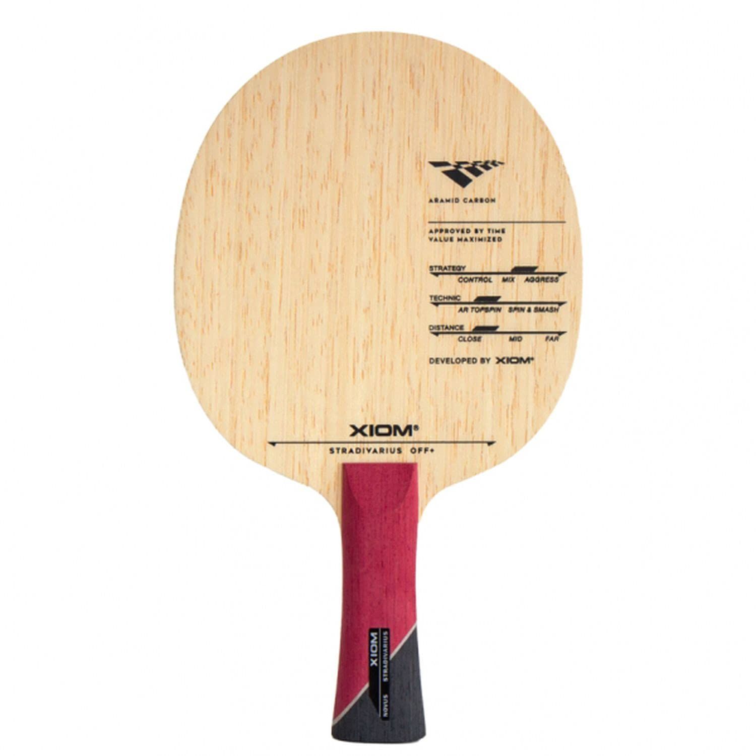 お手頃価格でご提供し! 在庫 エクシオン XIOM Xiom 卓球 ラケット ストラディバリウス 攻撃用シェークラケット FL 20501 品質保証！