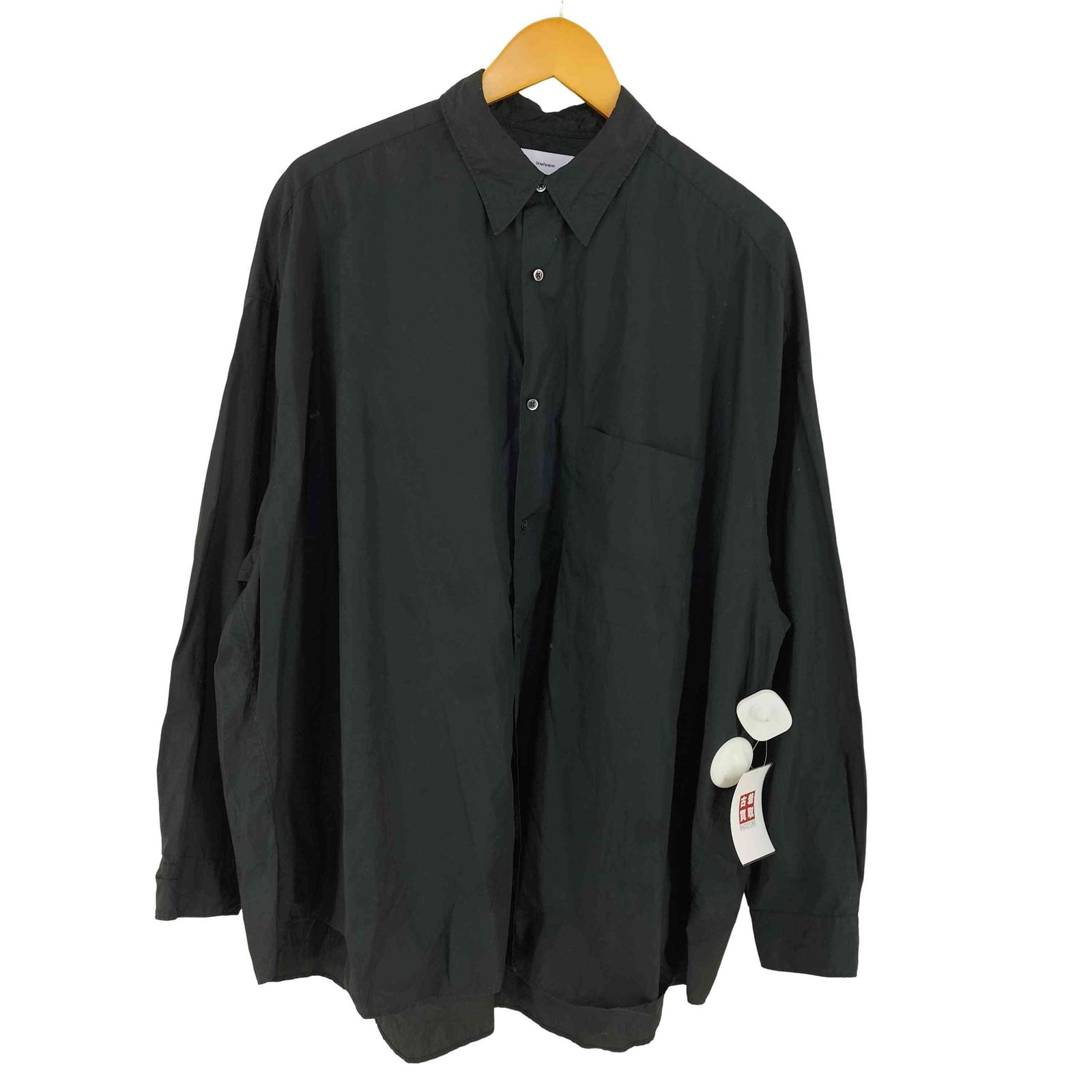 グラフペーパー Graphpaper 23SS Broad L/S Oversized Regular Collar Shirt メンズ JPN：0 