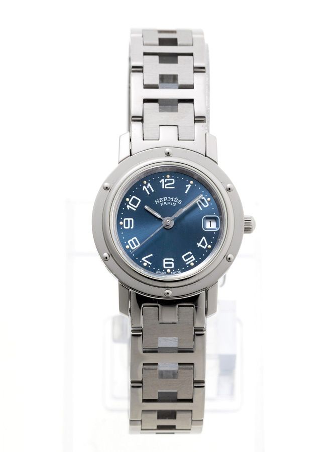 エルメス / HERMES クリッパー CL4.210 ブルー クオーツ 【中古】 商品  
