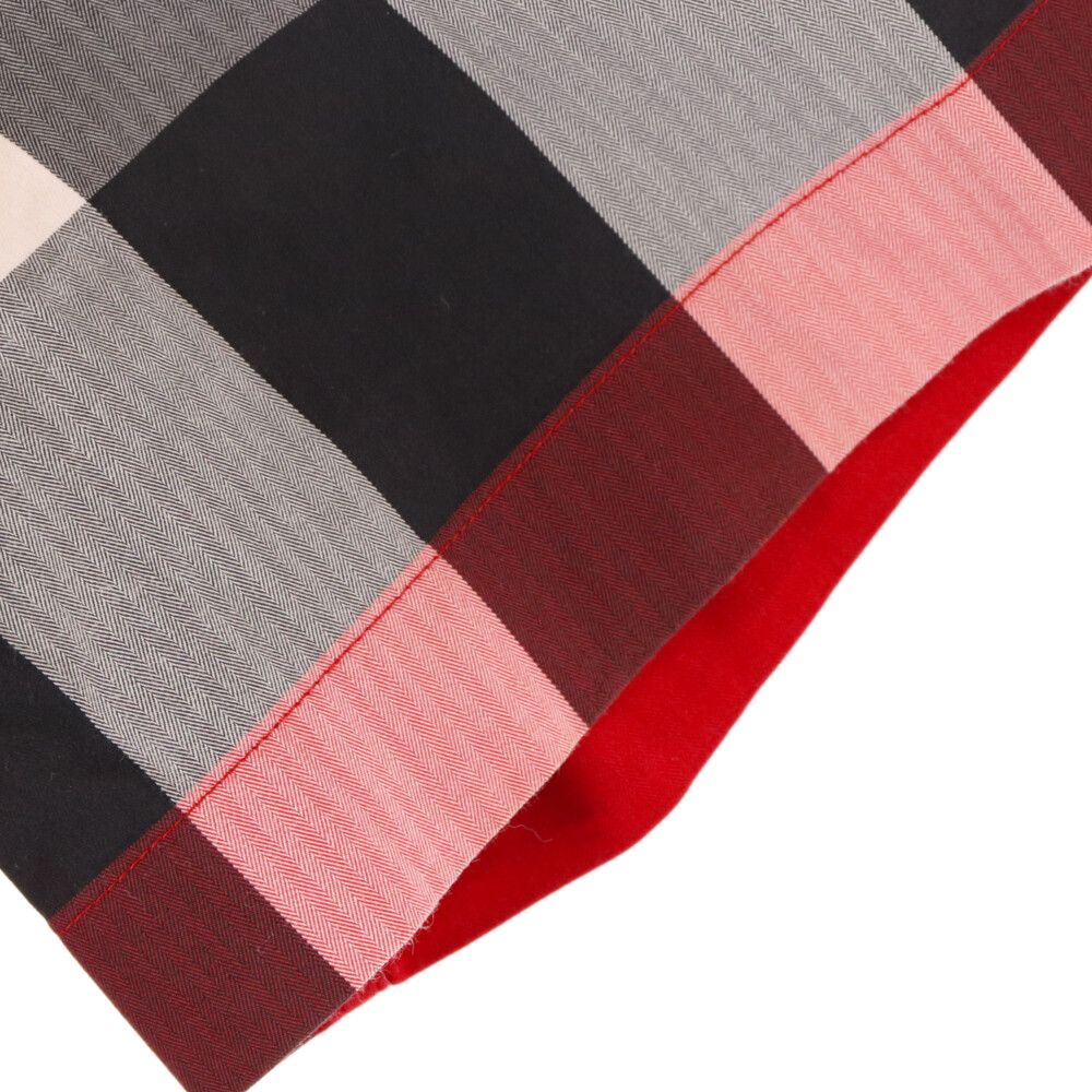 BURBERRY (バーバリー) メガチェックボタンダウン半袖チェックシャツ 
