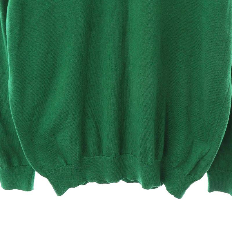 ノースフェイス パープルレーベル THE NORTH FACE PURPLE LABEL Pack Field Sweater ニット セーター 長袖  エルボーパッチ L 緑 グリーン NT6900N /AN22