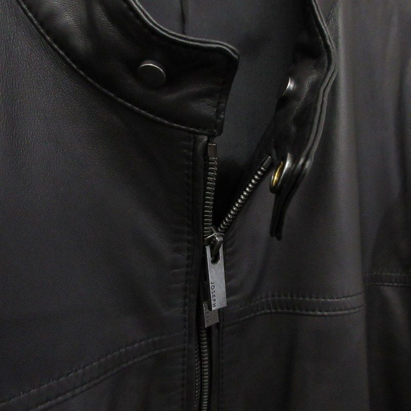 ジョセフオム JOSEPH HOMME 近年 美品 ラムレザー シングルライダース