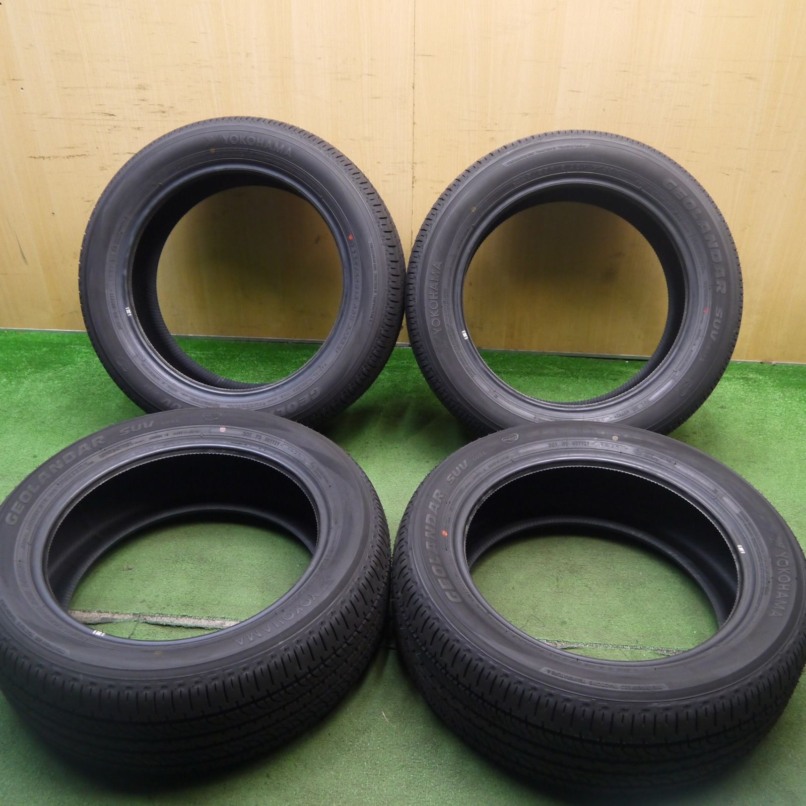 新車外し！25年☆225/55R18 ヨコハマ ジオランダー SUV G055