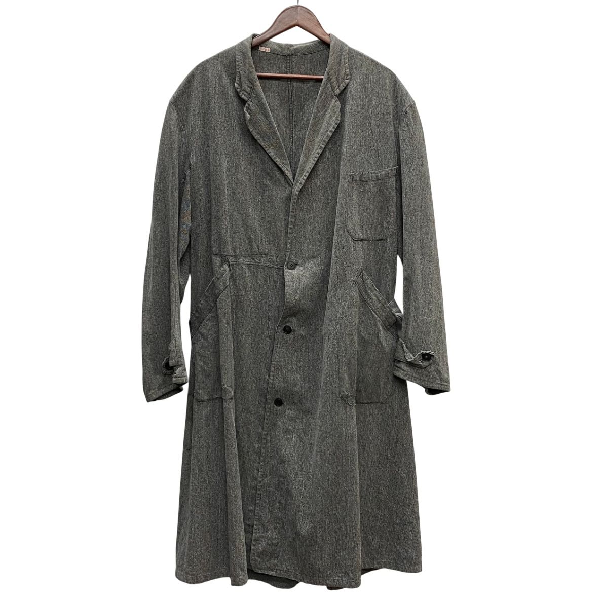 ヴィンテージ vintage 40's ブラックシャンブレー アトリエコート