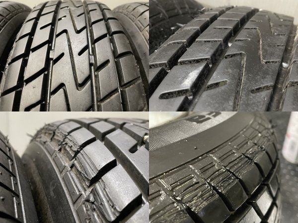 旧車ホイール【BS 155/70R12】夏タイヤ【スピードスター マーク1 12インチ 4.5J4HPCD110約+20】希少 当時物 旧ダイハツ等　(VTF840) 旧車ホイール【BS 155/70R12】夏タイヤ【スピードスター マーク1 12
