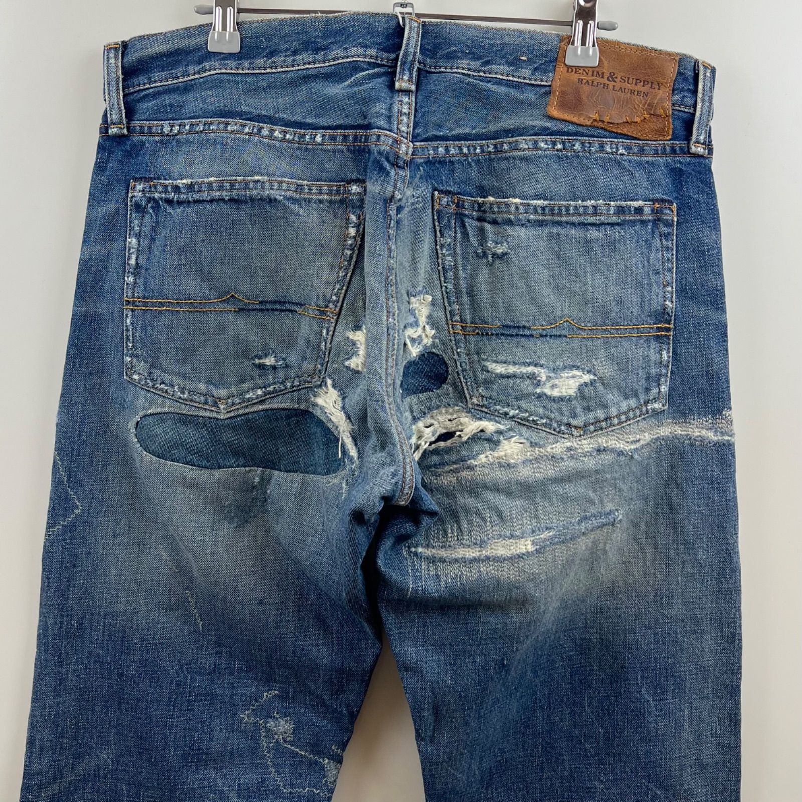 DENIM＆SUPPLY RALPH LAURENダメージ加工デニム！ DENIM & SUPPLY】ダメージ加工デニム/ジーンズ/27インチ ラルフ