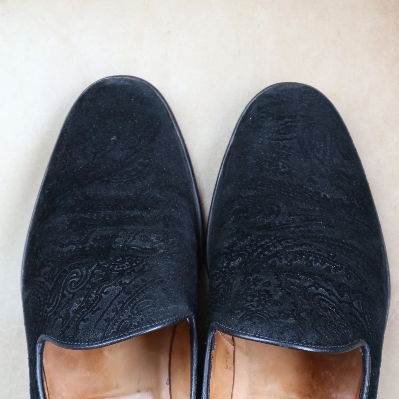 ペイズリー】ETRO エトロ / SIZE：39(24.5cm程度) / ブラック