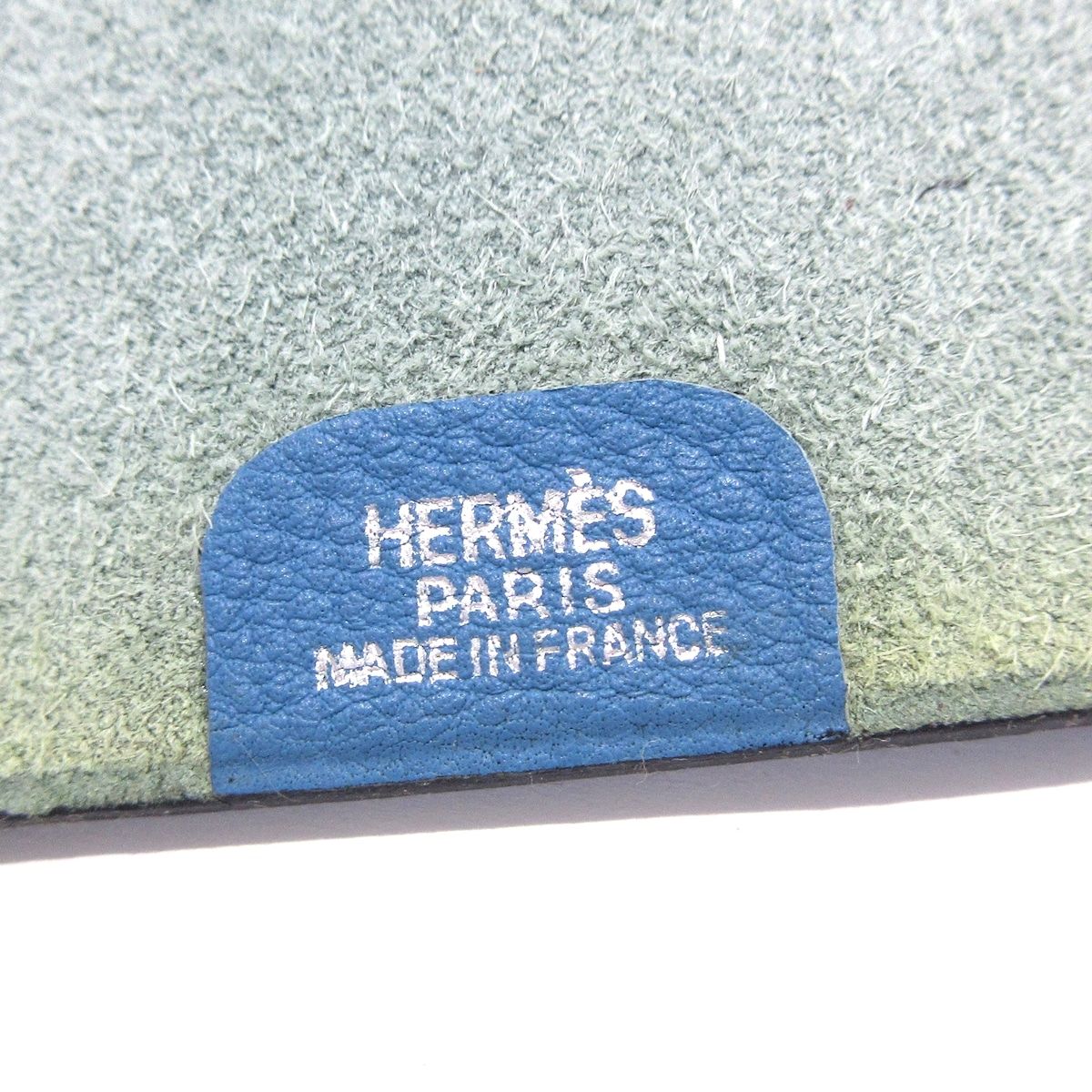  HERMES エルメス 手帳 ユリスミニ ブルージーン 手帳 手帳 日記 家計簿