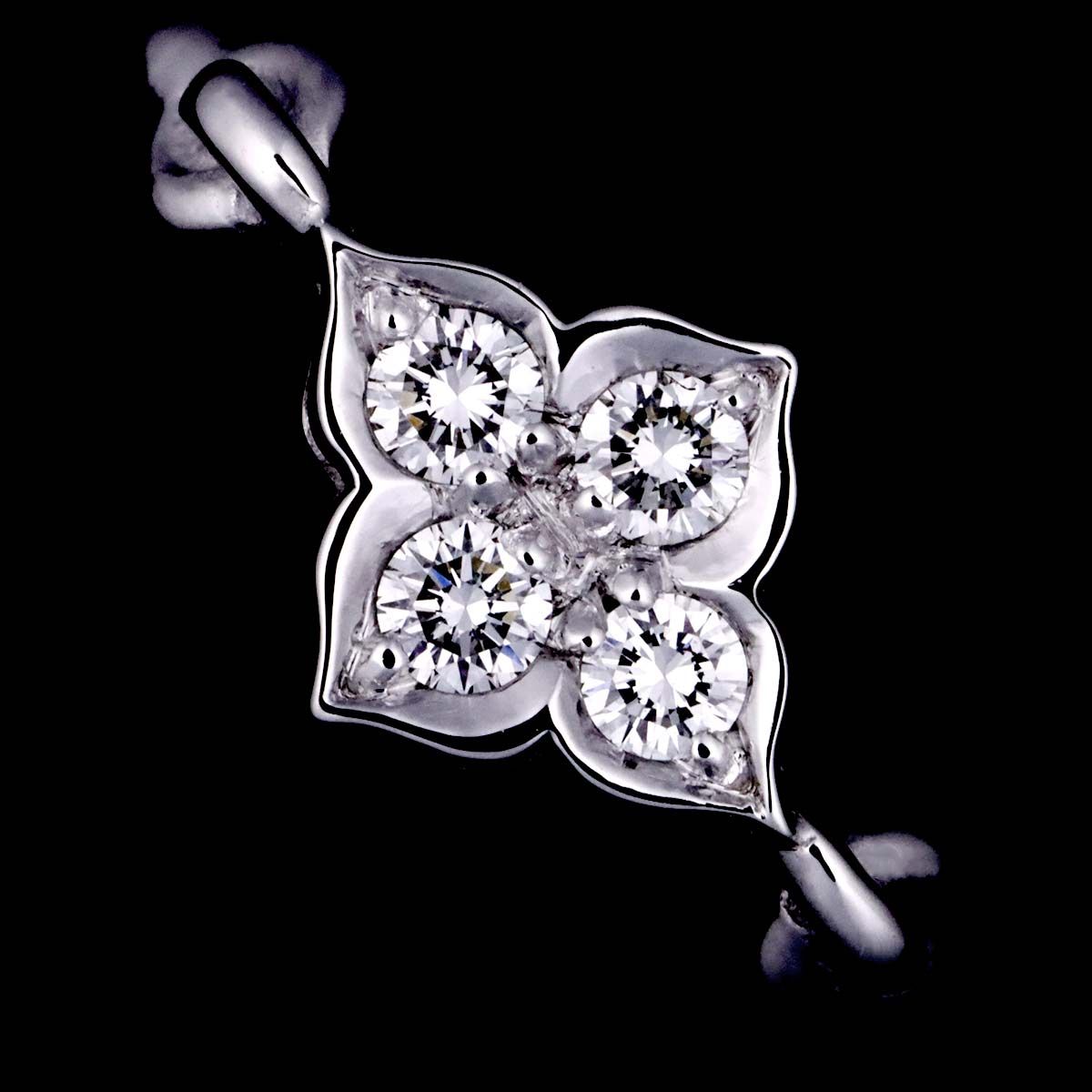 カルティエ Cartier ヒンドゥ ダイヤ リング #43 K18 WG