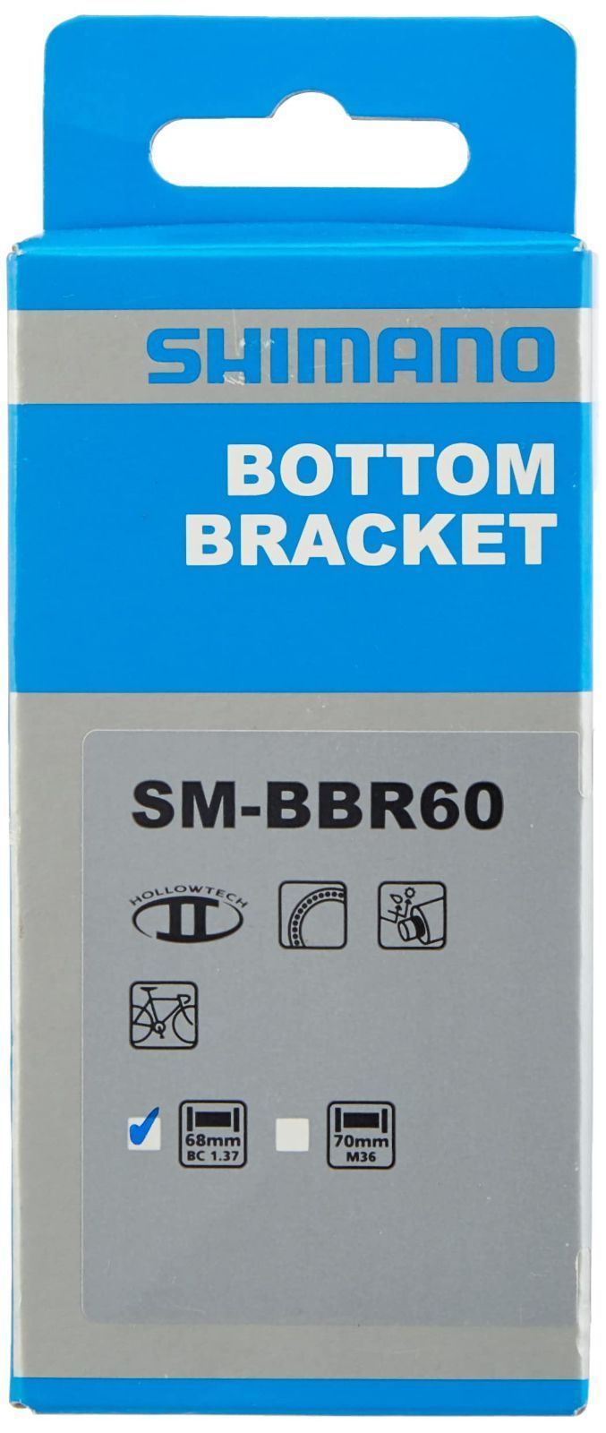 第一ネット SHIMANO シマノ ULTEGRA 6800 ボトムブラケット SM-BBR60 BSA仕様68mm ISMBBR60B 4524667109549 シマノ ボトムブラケット SM-BBR60 BSA ブラック 68mm