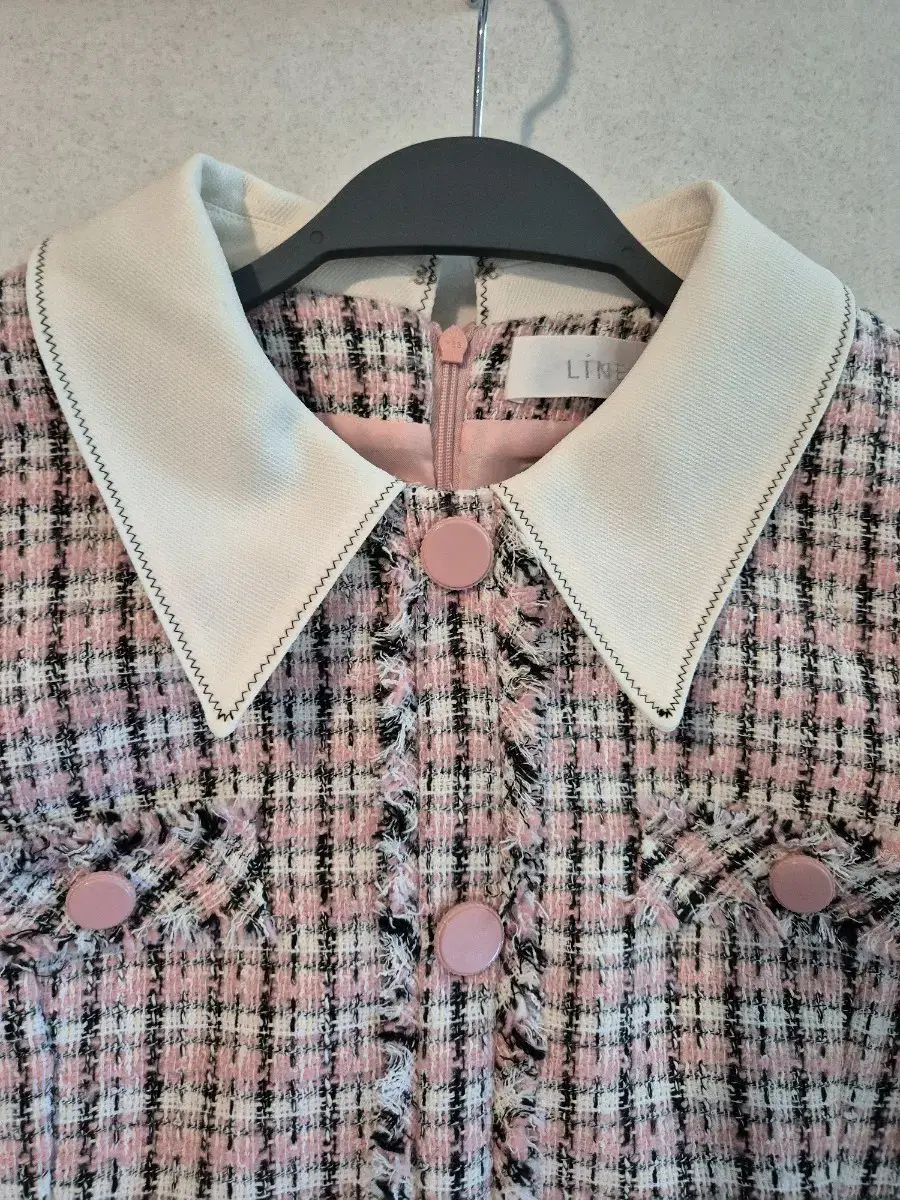 ライン LINE ツイード ワンピース 66