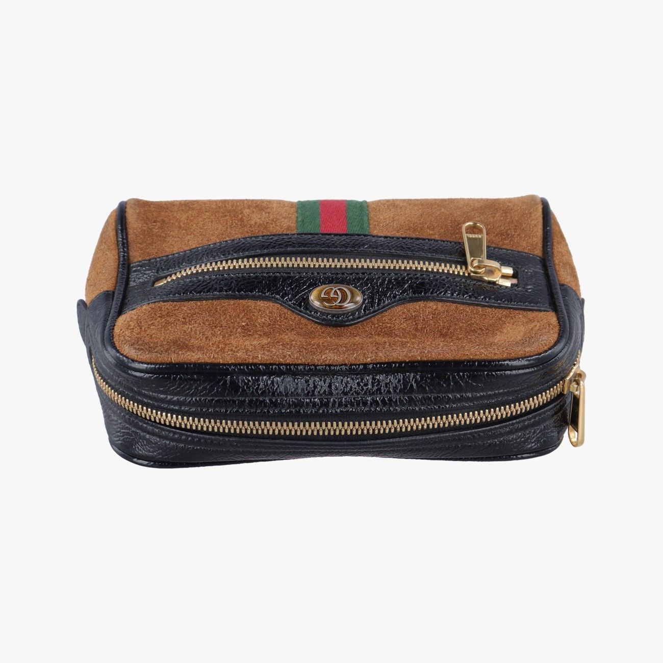 グッチGucciオフィディア ブラウン×ブラック×マルチ スエード